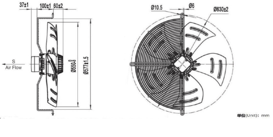 quạt tản nhiệt 4D-550